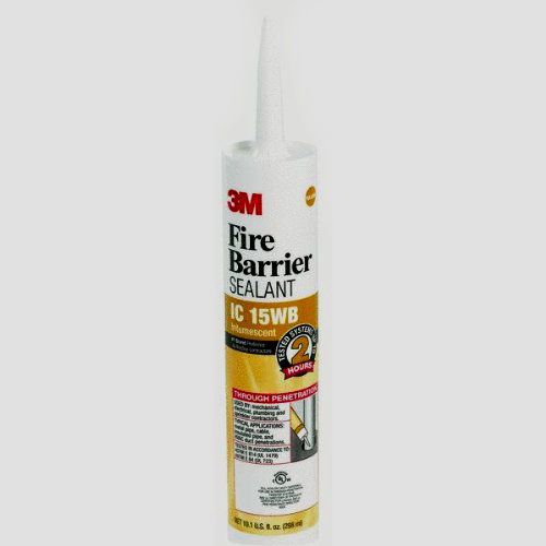 6 - fire caulk- 3m fire barrier ic 15wb sealant - 2000*f for 3 hours for sale