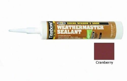 Titebond WeatherMaster Siding, Window, Door Sealant Cranberry, 10.1 oz (45671)