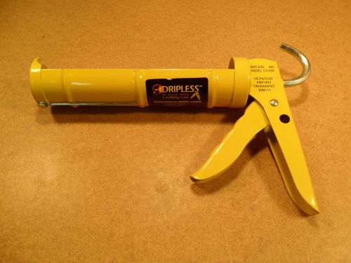 Dripless ch200 cradle hex caulk gun, yellow, 10 oz for sale