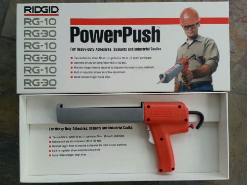ridgid power push pneumatic adhesive caulking gun RG10