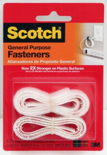 3M RF7710 Scotch General Purpose Fasteners 3/4 in x 18 in White New