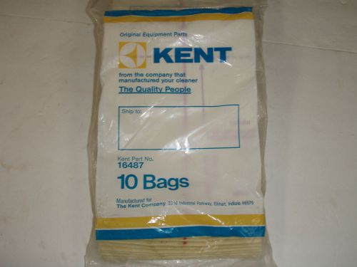40 Kent Commercial Upright Vacuum Bags 16487 OEM - said to fit F&amp;G Eureka, more