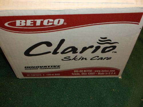 Betco clario foaming alcohol instant hand sanitizer 1000-ml - case of 6 nib for sale