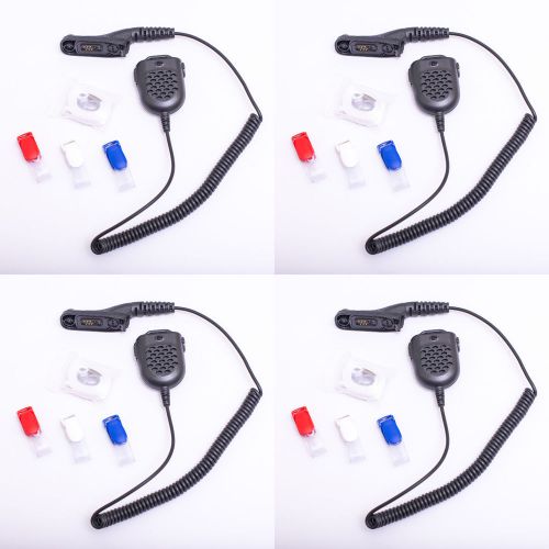 4 pcs shoulder microphone for motorola mototrbo apx-4000 apx-6000/6000xe p25 for sale
