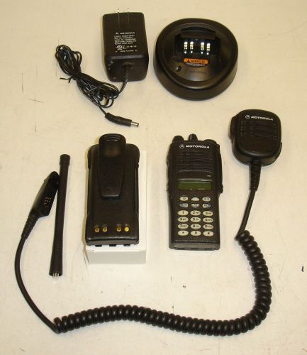 Motorola HT1250 VHF 136-174MHz,128 Ch, Full Keypad, Complete Package 30 Avail.