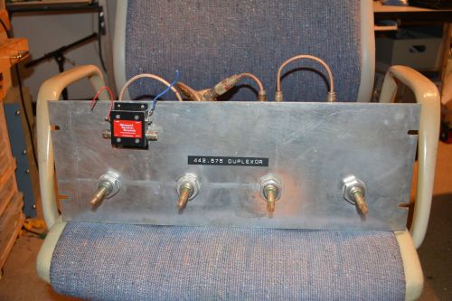 Motorola Duplexer 440 Mhz, incl Advanced Receiver Research Preamp and Polyphaser