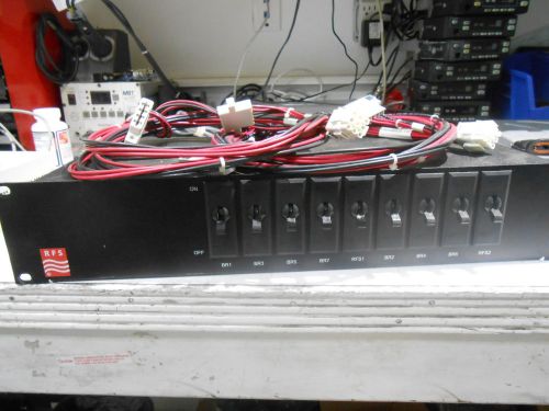 Rfs systems dc breaker panel rectifier 24v 48v motorola quantar repater uhf vhf for sale