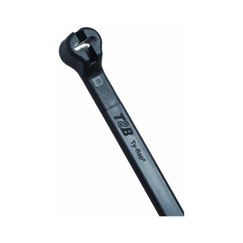 Thomas &amp; Betts Black Ty-Rap 14.2&#034; UV Resistant TY528MX Steel Locking Grip