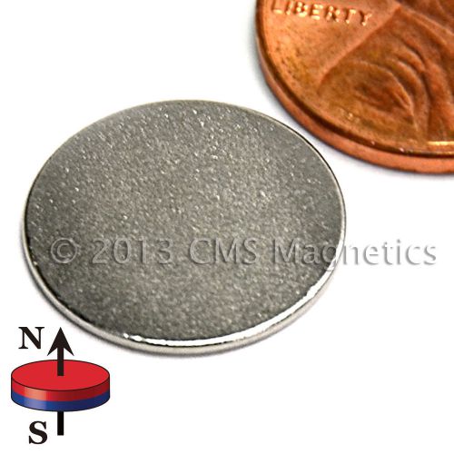 200 PC N45 5/8&#034; x 1/32&#034; Neo Disk Magnets