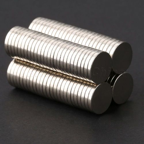 100Pcs N35 Rare Earth Neodymium Round Slice Disc Strong Magnets Craft 10 x 1.5mm