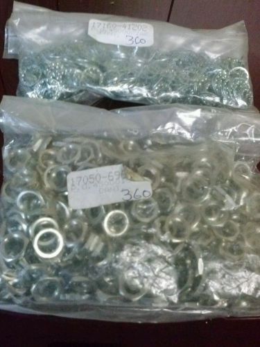 360 3/8-32 hex flat nuts brass nickle plate. 360 zink plate washers. for sale