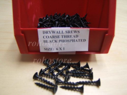 drywall screw 5 lbs 6 x 1 Black coarse 1680 ps screws Free Ship
