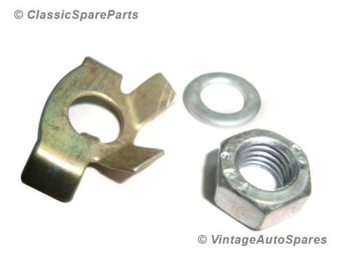 Vespa Gearbox External Tab Washer &amp; Nut + Plain Washer @ Classic Spare Parts