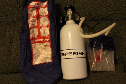 SPERIAN EBA-5 PERMISSIBLE FIVE MINUTE COMPRESSED AIR BREATHING APPARATUS! NEW!!