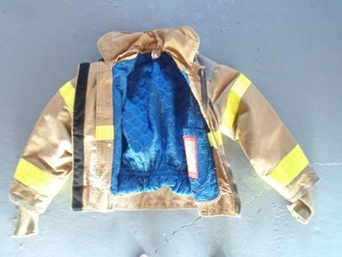 firefighter turnout bunker gear coat small