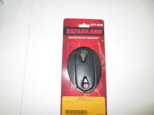 Safariland 7350-03-2 Shield Style Badge Holder, Black, Plain. (NEW)