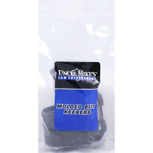 Uncle Mike&#039;s 88654 Black Molded Professional Belt Keeper 4-Pack 2 1/4&#034;