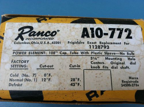 RANCO  A10-772 replacement  #1128793