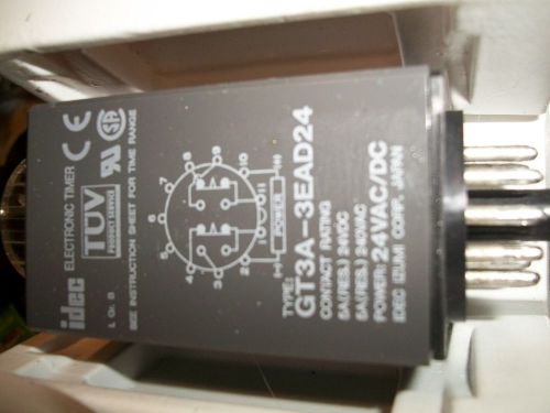 Idec electronic timer 24 vac/dc GT3A-3EAD24 in box