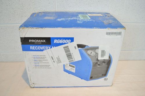 SPX Industrial RG6000 Recovery Machine, 115V AC, 60Hz