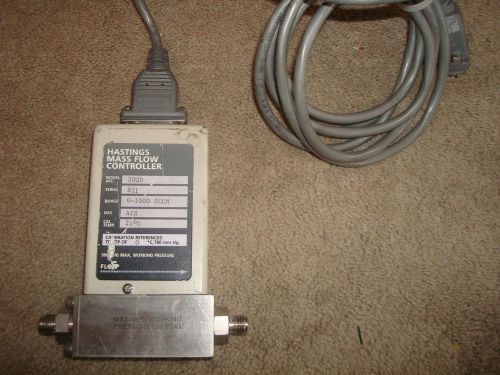 Hastings teledyne mass flow controller 0-1000 sccm model#- 202d   air for sale