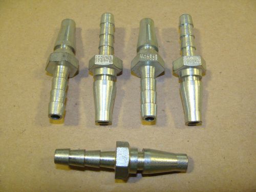 (5) new scovill 8787-11 1/4&#034; pneumatic coupler plug x hose foster schrader shd16 for sale