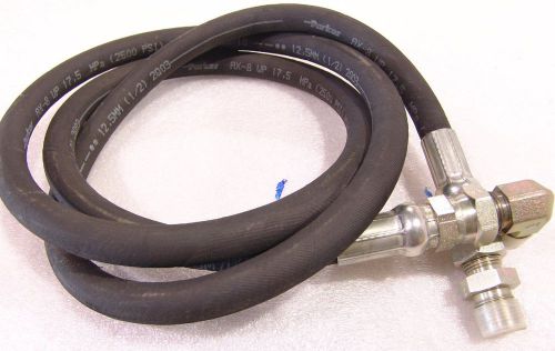 Hydraulic hose parker  1/2 &#034; x 80&#034; , 2500 psi swivel ends unused for sale