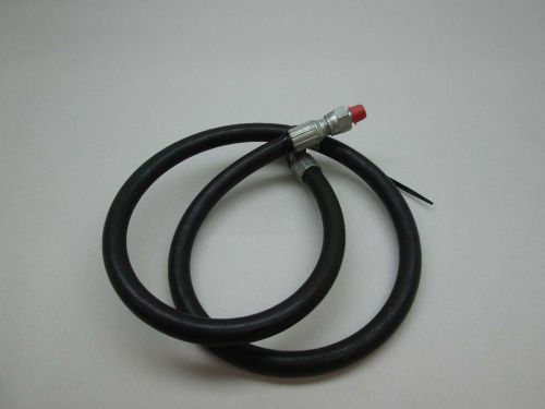 NEW GATES 6G2 R2/2SN CONNECTED 4FT 1/4X3/8IN NPT 4800PSI HYDRAULIC HOSE D382544