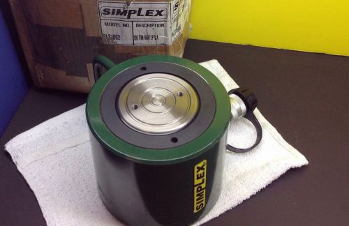 Simplex rls1002 100 ton hydraulic cylinder 2&#034; stroke equiv. enerpac rcs1002 new! for sale