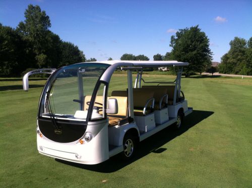 2013 star ev 14 passenger shuttle cart electric small bus new demo for sale