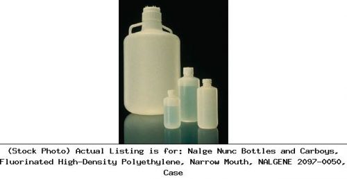 Nalge nunc bottles and carboys, fluorinated high-density polyethylene: 2097-0050 for sale