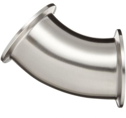Parker sanitary tube fitting, 316l stainless steel, 45 degree elbow, 1&#034; tube od for sale