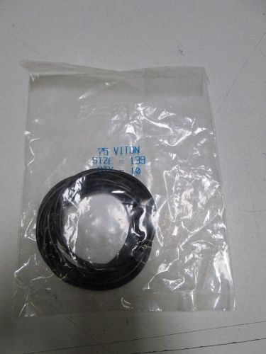 LOT OF 10 75 VITON O-RING SIZE 139 *NEW IN FACTORY BAG*