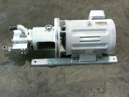 Nachi eckerle ip pump model h-4b-32-20 pump w/ 20 hp toshiba type tkkh motor for sale