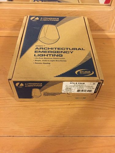 Black Lithonia Affinity Architectural Emergency Lighting AFN B PREM NEW!