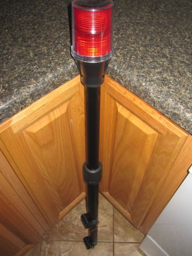Golf cart utility security safety fast strobe light on 36&#034; telescopic stick for sale