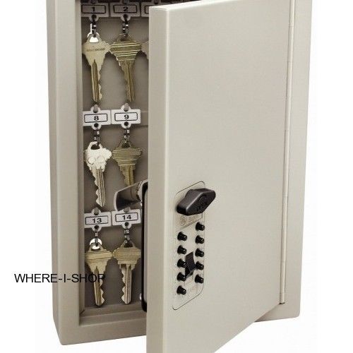 Key lock box safe cabinet wall mount storage locking security combination kidde for sale