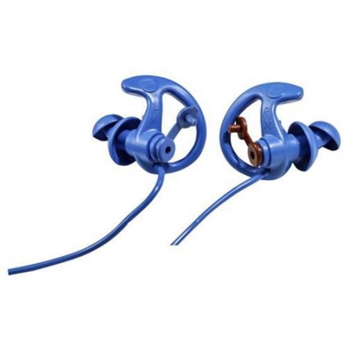 Surefire ep8-bl-spr ep8 sonic defenders cobalt earplugs blue double flanged earp for sale