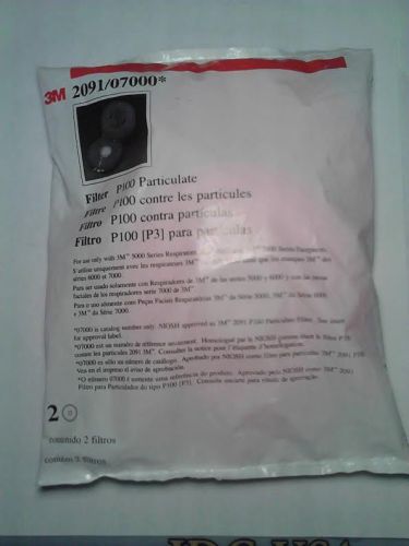 3M 2091/07000 Particulate Filter P100 2091 ~~~ LOT OF 20 Pair ~~~