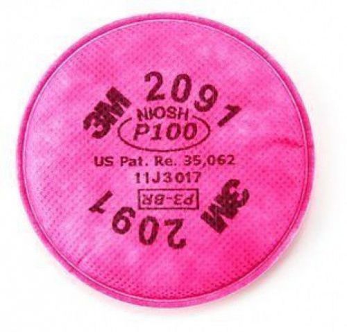 3m 2091 filter - p100 filter for 6000 &amp; 7000 series respirators (2/case) for sale