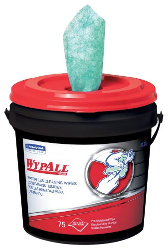 Wypall waterless cleaning hand wipes  (75 wipes/bucket) for sale