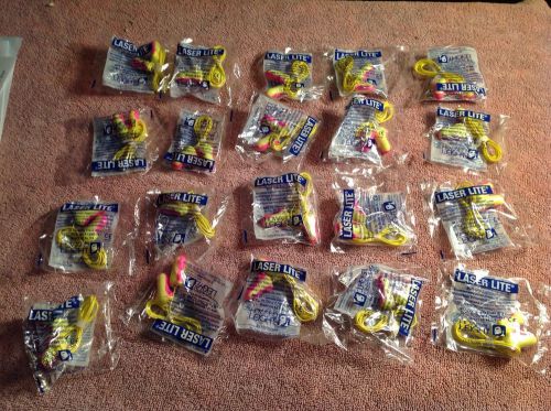 New Laser Lite Earplugs with cords (20 pair)