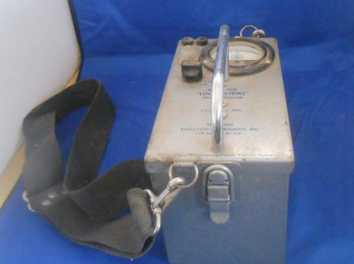 Vintage Lucky Strike Geiger Counter 106B;Uranium Mining Tool Cold War Radiation