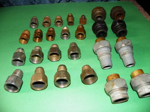 (26pc) gas range fitting adaptors &amp; dielectric unions   super priced for sale