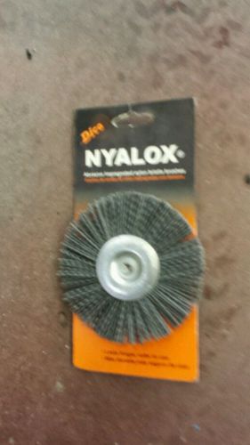 Nyalox abrasive bristle brush grey 4&#034;