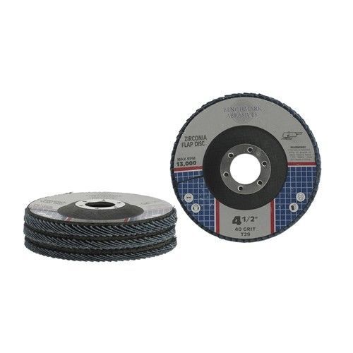 50 4.5x7/8 Jumbo Zirc Flap Disc Grinding Wheel 60 grit