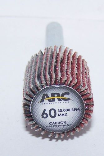 ARC ABRASIVES 11139Z24 Flap Wheel, 3/4x3/4x1/4 In Shank, 60 Grit