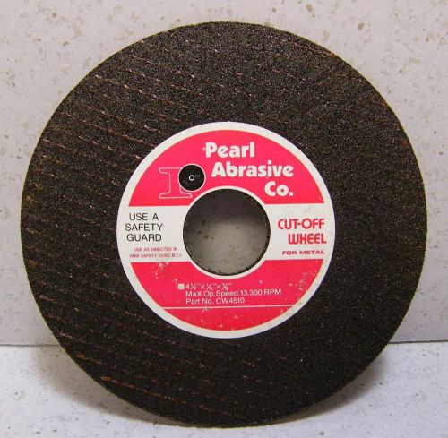 Pearl Abrasive Co. Cut Off Wheel CW4510 4-1/2 x 1/16 x 7/8