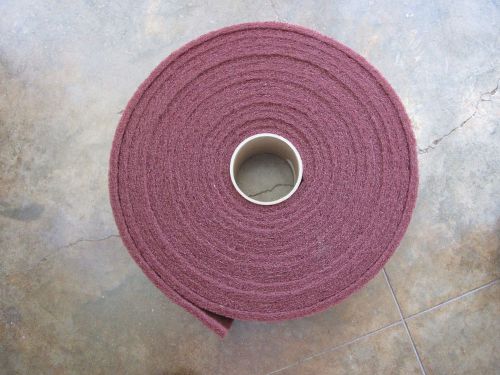3M Scotch-Brite™Cleaning &amp; Finishing Rolls 4&#034; x 30&#039; Grade:A VFN Color:Maroon