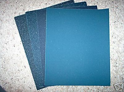 25 Sheets Sandpaper WET DRY 9x11 Sand Paper any grit 150-3000 Silicon Carbide